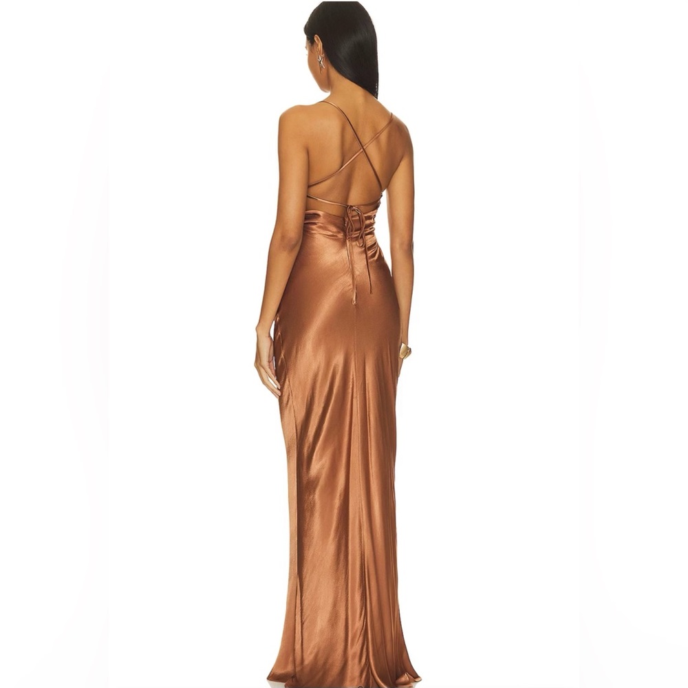 Shona joy dress in copper